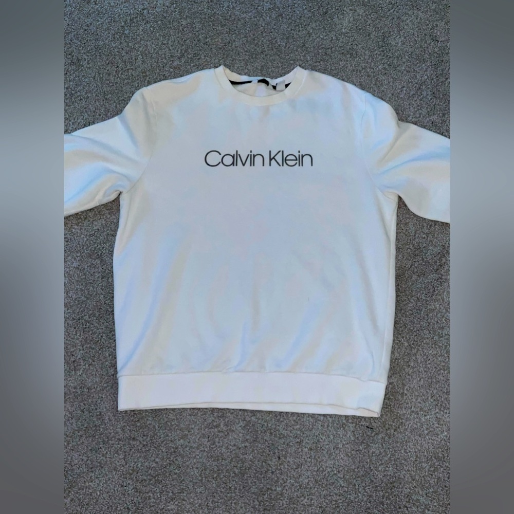 Calvin Klein white sweater